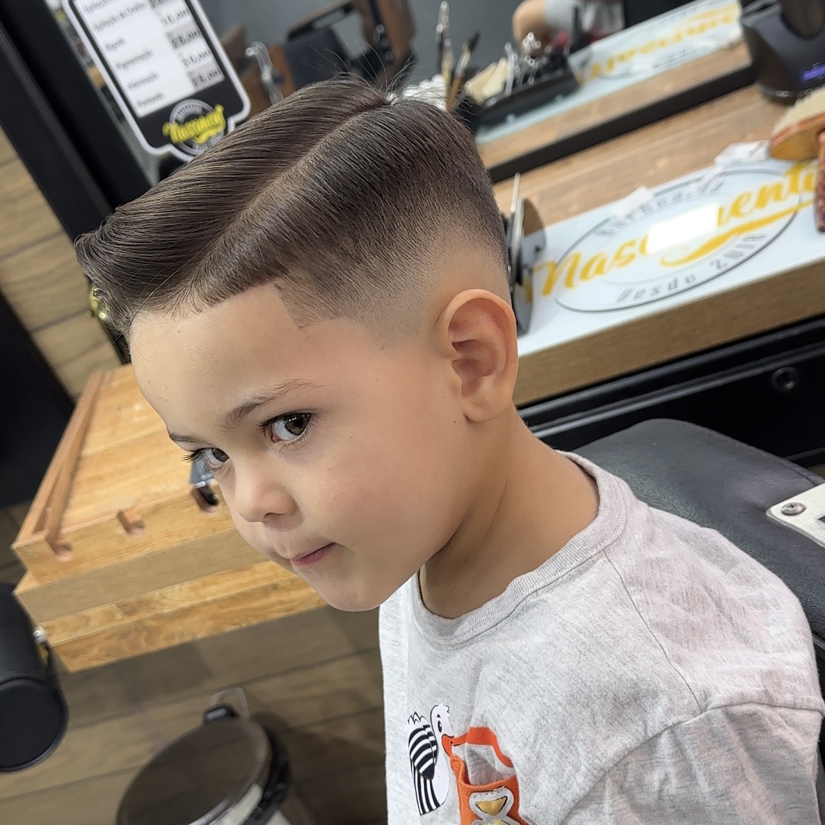 Corte kids na Barbearia Nascimento